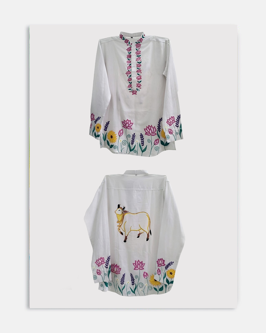 Pichwai Inspired Floral Elegance